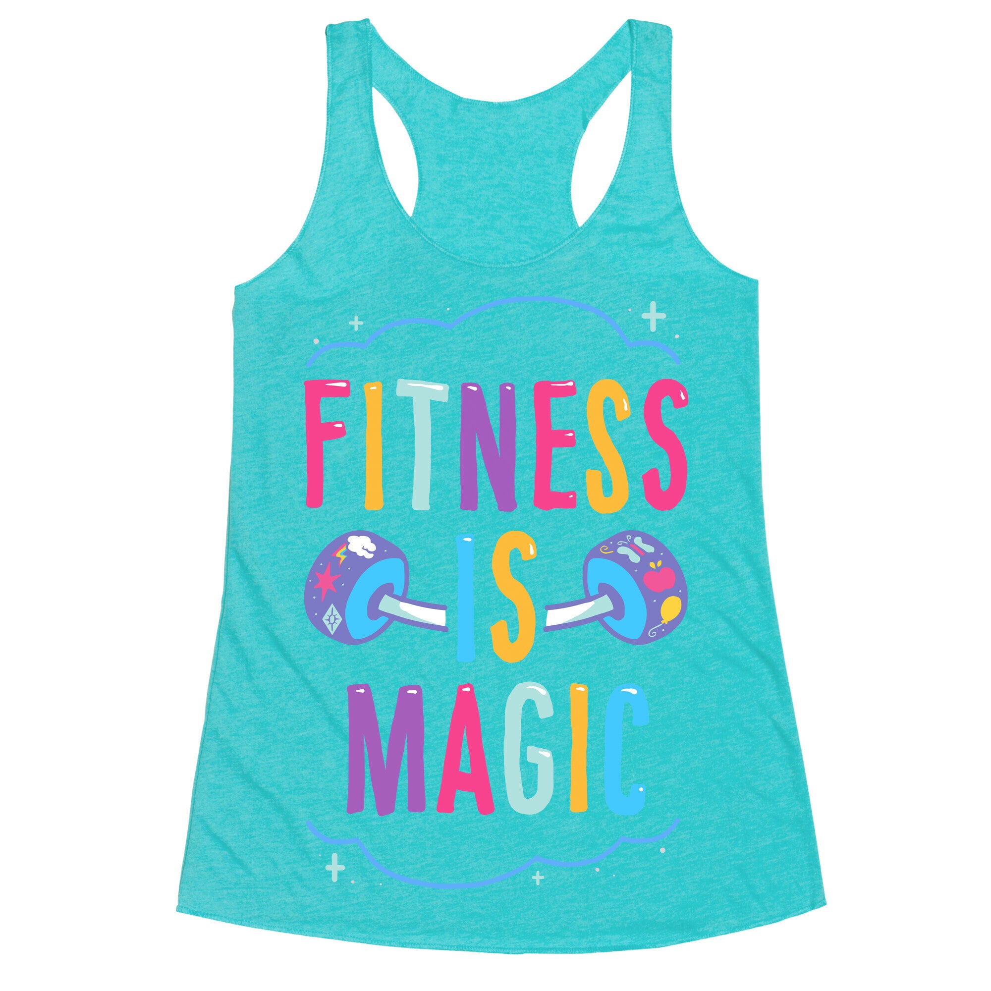Fitness Is Magic Racerback Tank